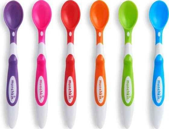 MUNCHKIN šaukšteliai minkštu galiuku 6 vnt. Soft Tip Spoons 4m+ 011003