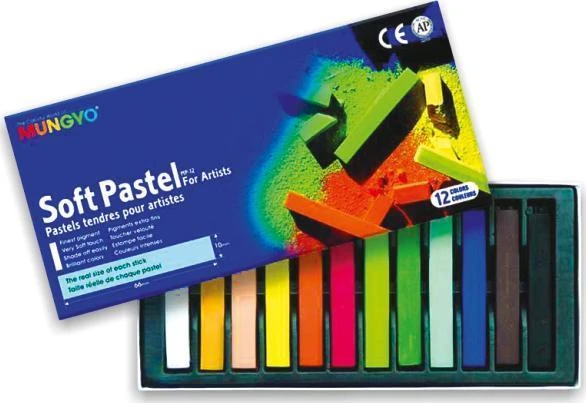 Mungyo Sausos pastelės rinkinys 12 sp