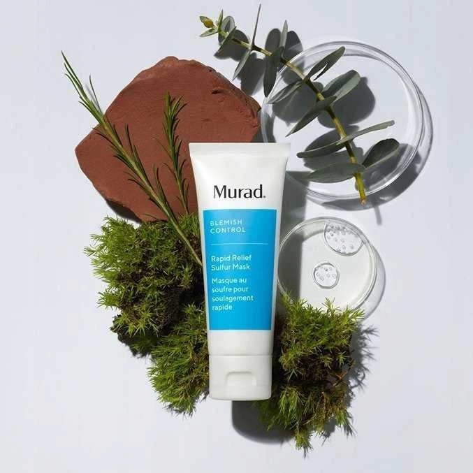 Murad Skincare Murad Rapid Relief Sulfur Mask molio veido kaukė, 75 ml