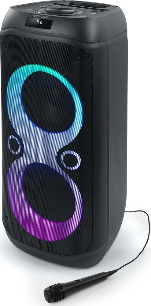 Muse | Party Box Speaker | M-1937 DJ | 600 W | Bluetooth | Belaidė jungtis | Portable | Juodas