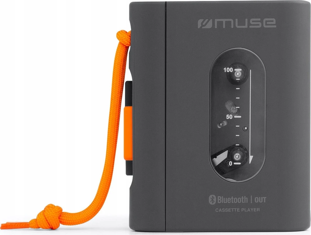Vaizdo grotuvas „Muse“ | Nešiojamasis kasečių grotuvas | M-132 WM | USB jungtis | „Bluetooth“