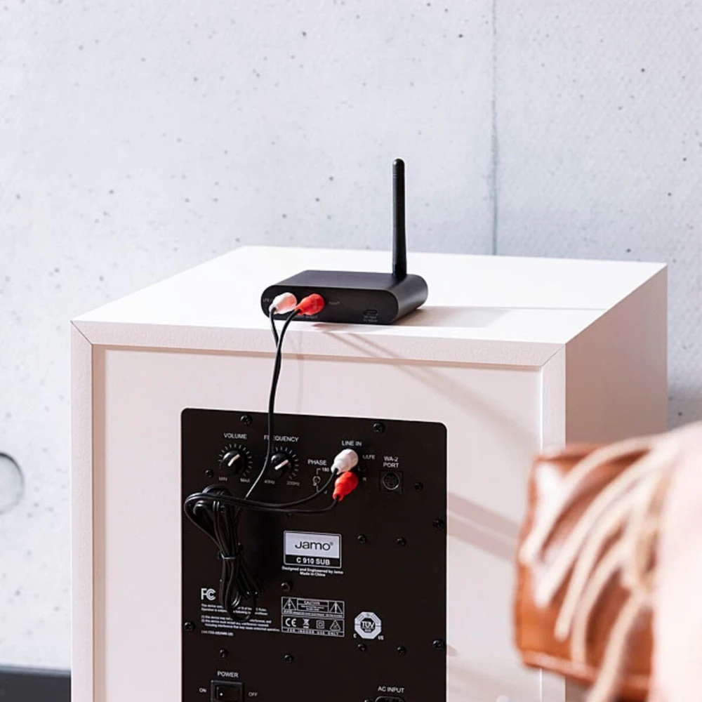 „MusicMan Marmitek Subwoofer Anywhere 640“ garso imtuvas ir siųstuvas