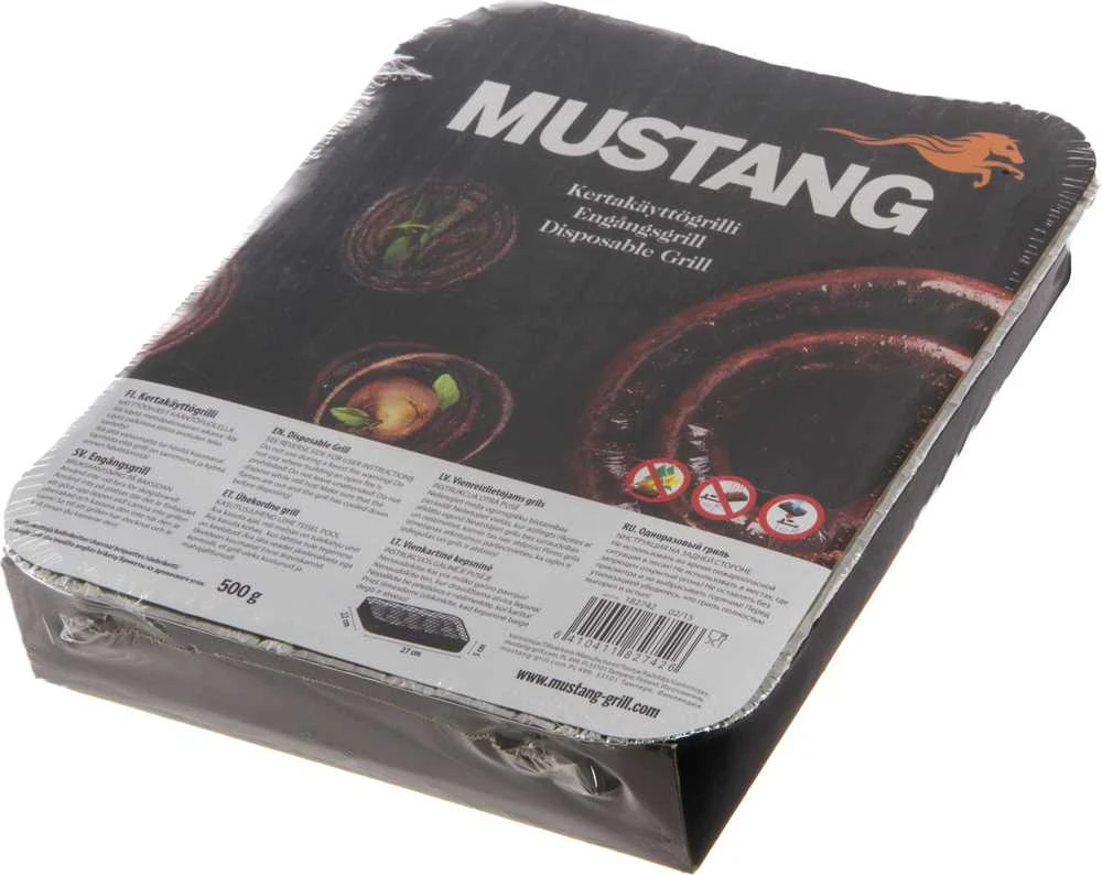 Vienkartinė kepsninė Mustang, 27 x 22 x 25 cm
