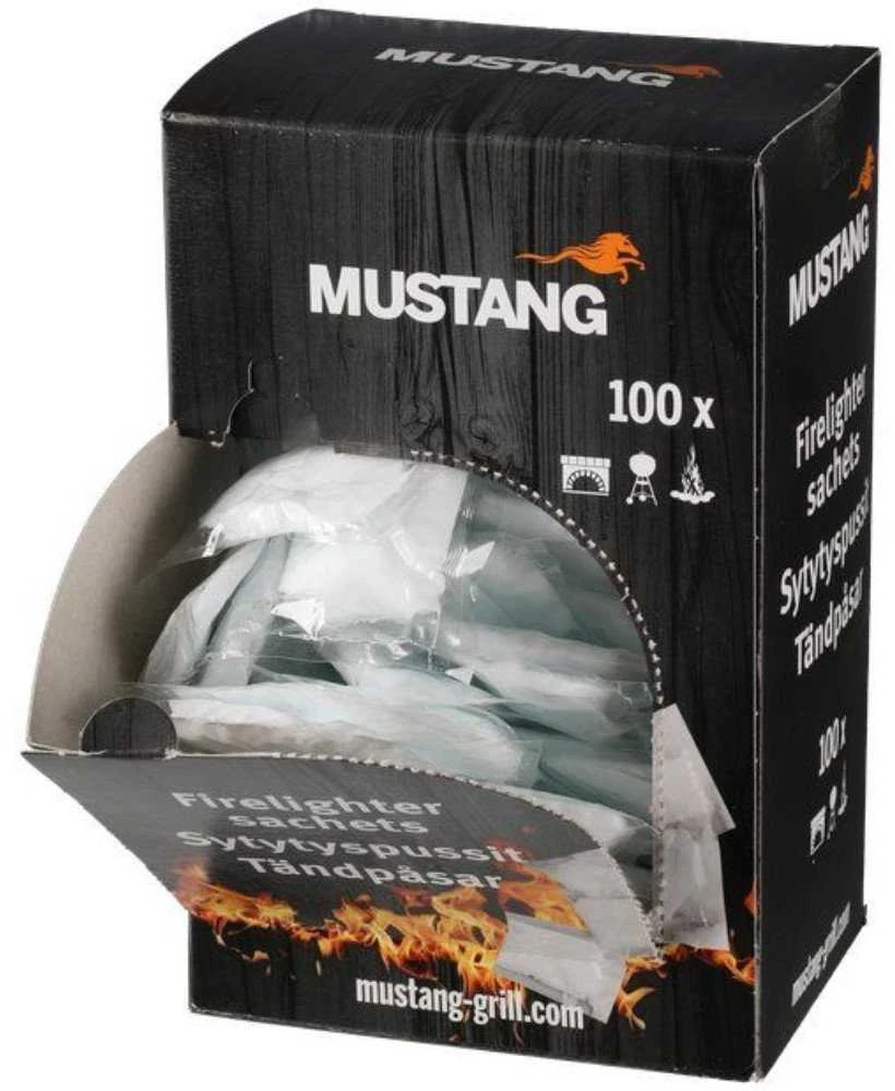 Ugnies įdegtukai, balti MUSTANG 100 vnt