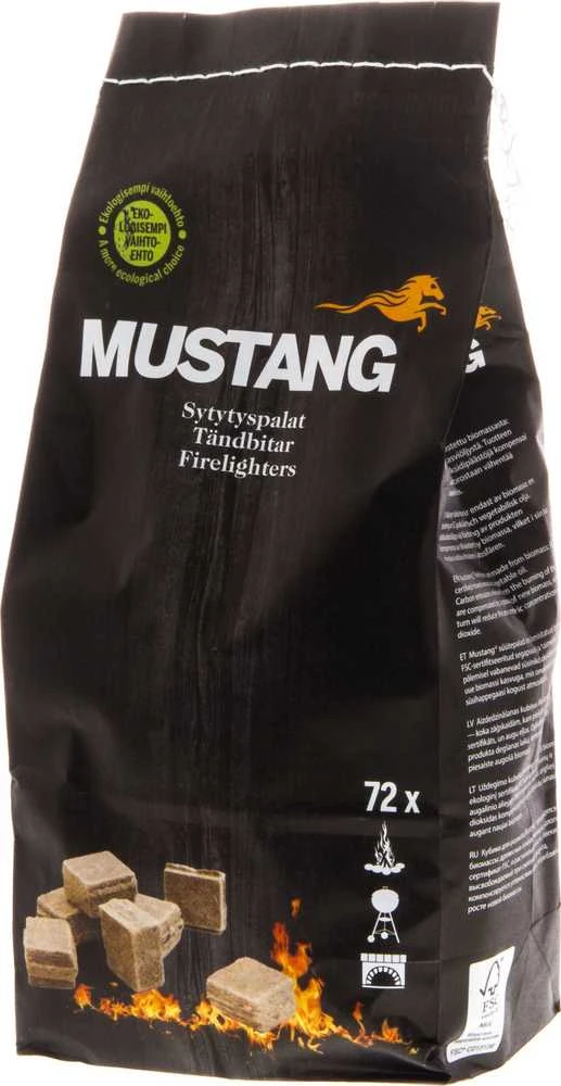 Uždegimo kubeliai "Mustang" 72vnt.