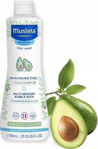 Mustela Multi-Sensory burbulinė vonia, 750 ml