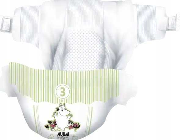 Muumi Midi sauskelnės 3, 5-8kg, 48 vnt.