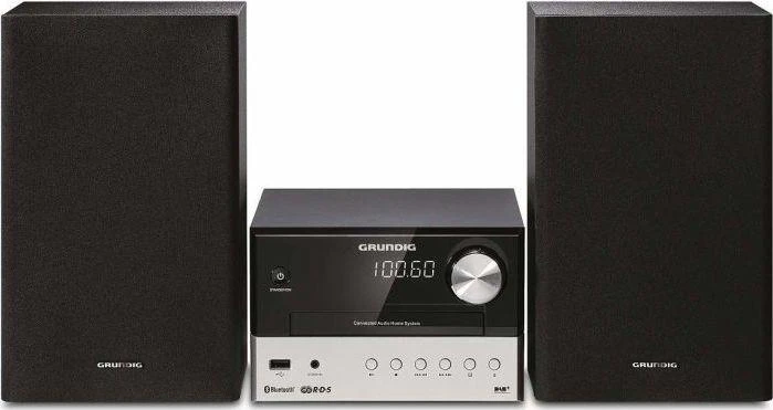 Muzikinis centras Grundig CMS 3000 BT DAB+, home audio micro system, juodas, sidabrinis, 30 W