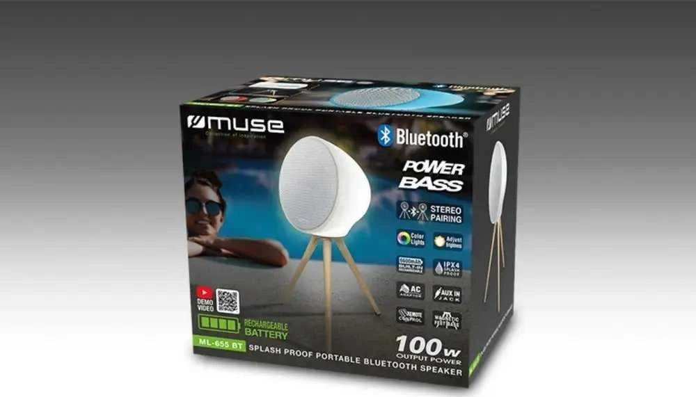 Muse ML-655 BT Nešiojama kolonėlė Bluetooth | Muse | Nešiojama kolonėlė Bluetooth | ML-655 BT | Bluetooth | Belaidė jungtis | Portable