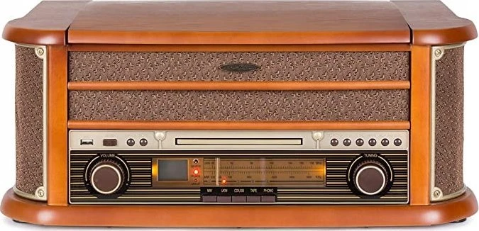 Muzikinis centras Reflexion Reflexion HIF2002 Retro HiFi-System