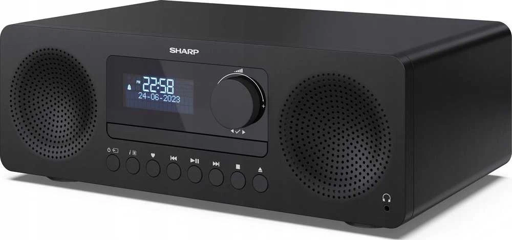 Muzikinis centras „Sharp TOKYO DAB+“ universali „Hi-Fi“ sistema | XL-B720D(BK) | AUX įvestis | „Bluetooth“ | CD grotuvas | FM radijas