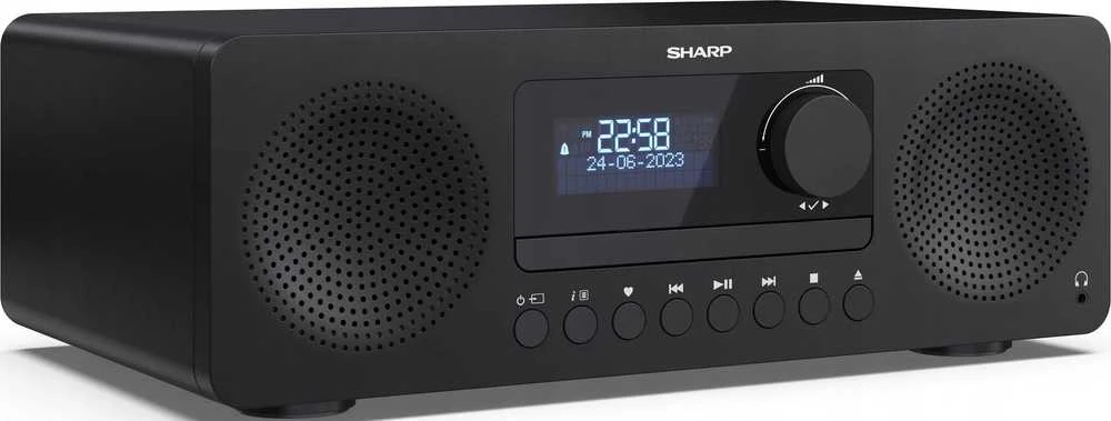Muzikinis centras „Sharp TOKYO DAB+“ universali „Hi-Fi“ sistema | XL-B720D(BK) | AUX įvestis | „Bluetooth“ | CD grotuvas | FM radijas