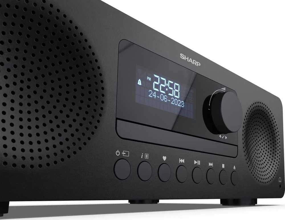 Muzikinis centras „Sharp TOKYO DAB+“ universali „Hi-Fi“ sistema | XL-B720D(BK) | AUX įvestis | „Bluetooth“ | CD grotuvas | FM radijas