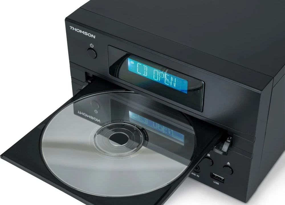 Muzikinis centras Garso Įranga - Thomson Micro System BT Radijas FM/CD/MP3/USB Juodas