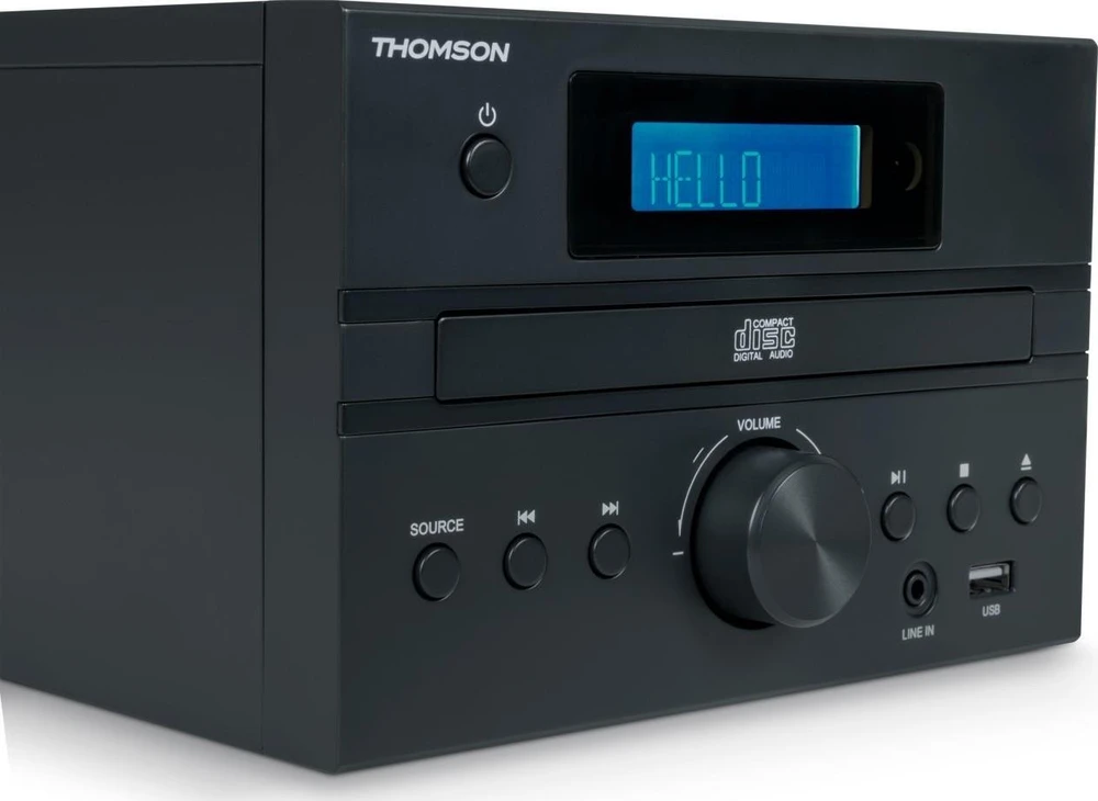 Muzikinis centras Garso Įranga - Thomson Micro System BT Radijas FM/CD/MP3/USB Juodas