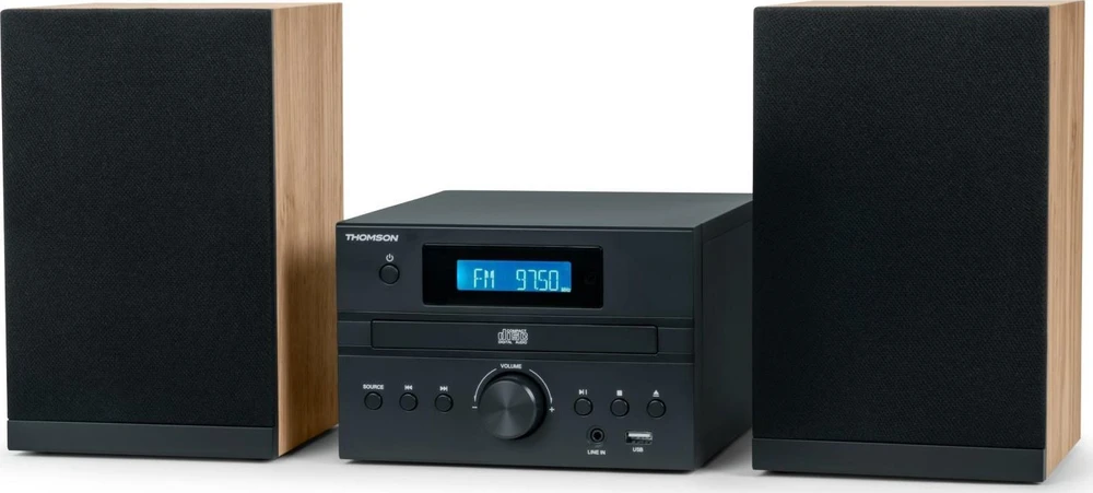 Muzikinis centras Garso Įranga - Thomson Micro System BT Radijas FM/CD/MP3/USB Juodas