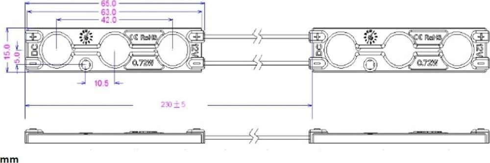 Mw Lighting LED MODULIS MW-MLD-2835-3NW-LENS-4000K MW apšvietimas