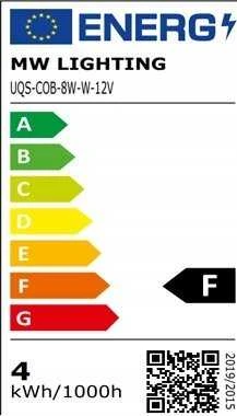 Mw Lighting Mw Apšvietimas TAŚMA LED LED-COB-12V/8W-CW/5M - 6500 K MW apšvietimas