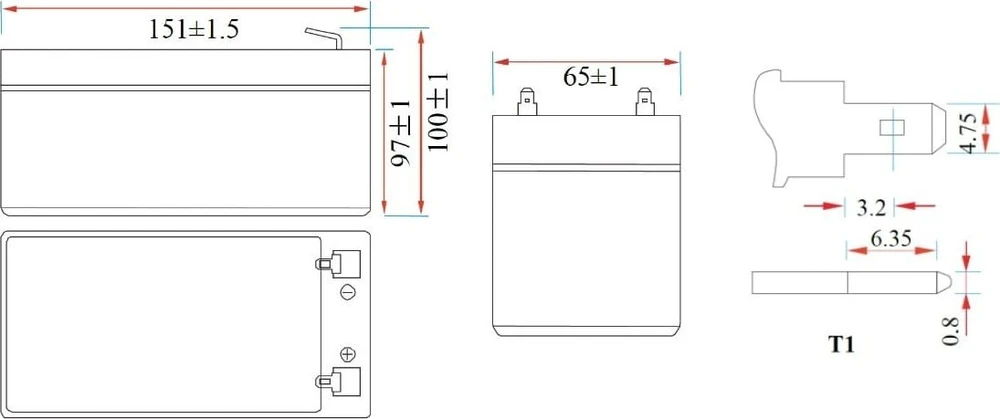 AKUMULIATORIUS 12.8V/6AH/LIFEPO4-MWLJ MW Power
