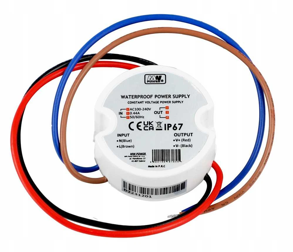 Mw Power IŠJUNGIMO MAITINIMO 24V/0.83A-TP-V2 MW MAITINIMO