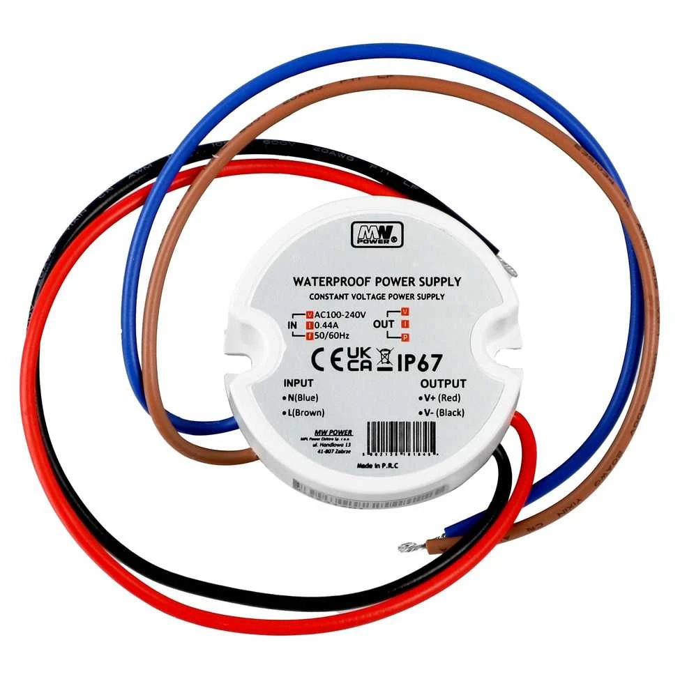 Mw Power IŠJUNGIMO MAITINIMO 24V/0.83A-TP-V2 MW MAITINIMO