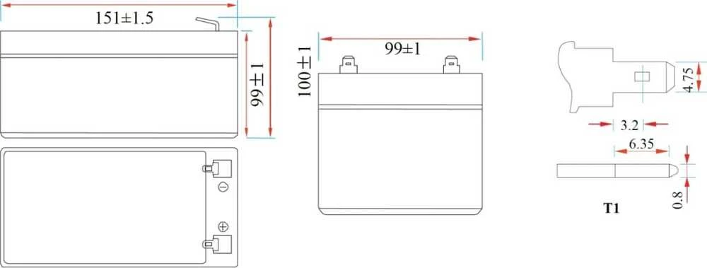 AKUMULIATORIUS 12.8V/12AH/LIFEPO4-MWLJ MW Power