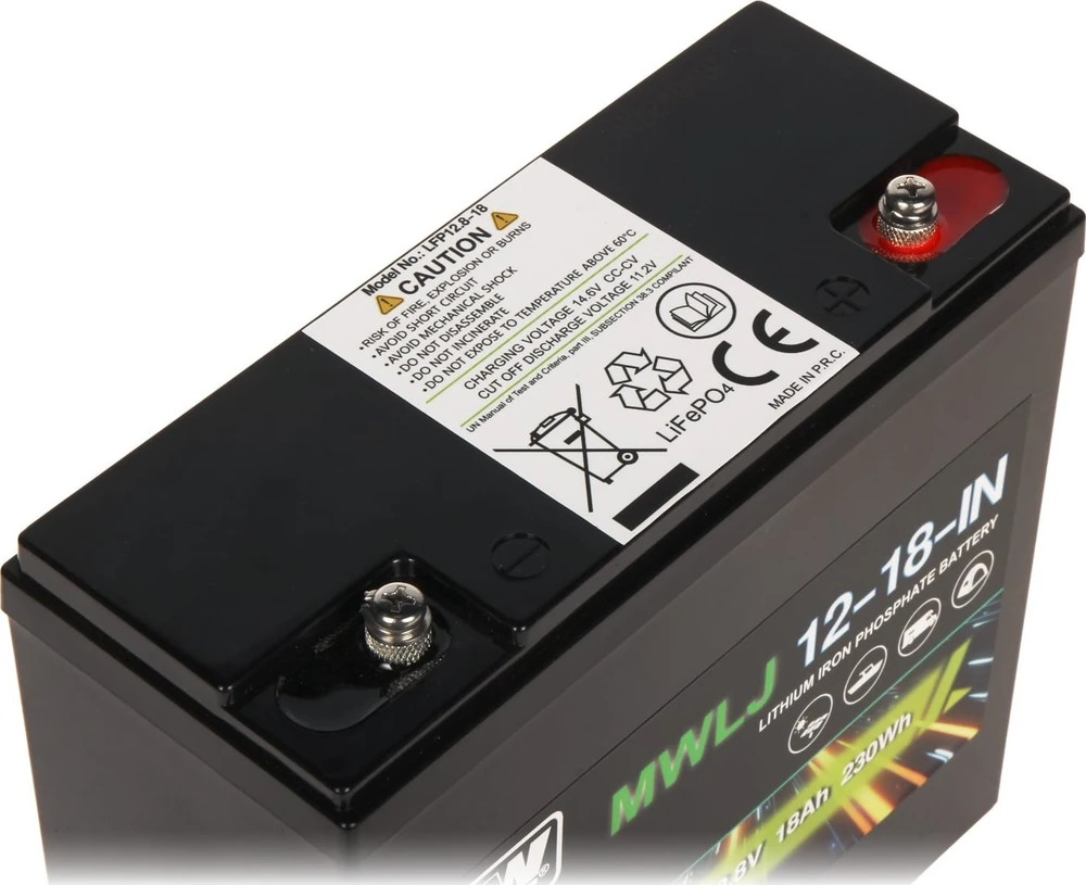AKUMULIATORIUS 12.8V/18AH/LIFEPO4-MWLJ MW Power