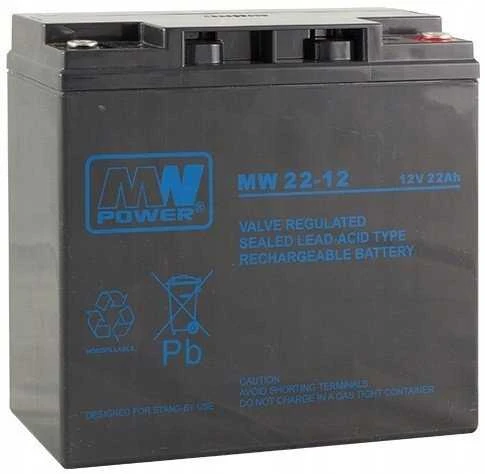 AKUMULIATORIUS 12V/22AH-MW MW Power