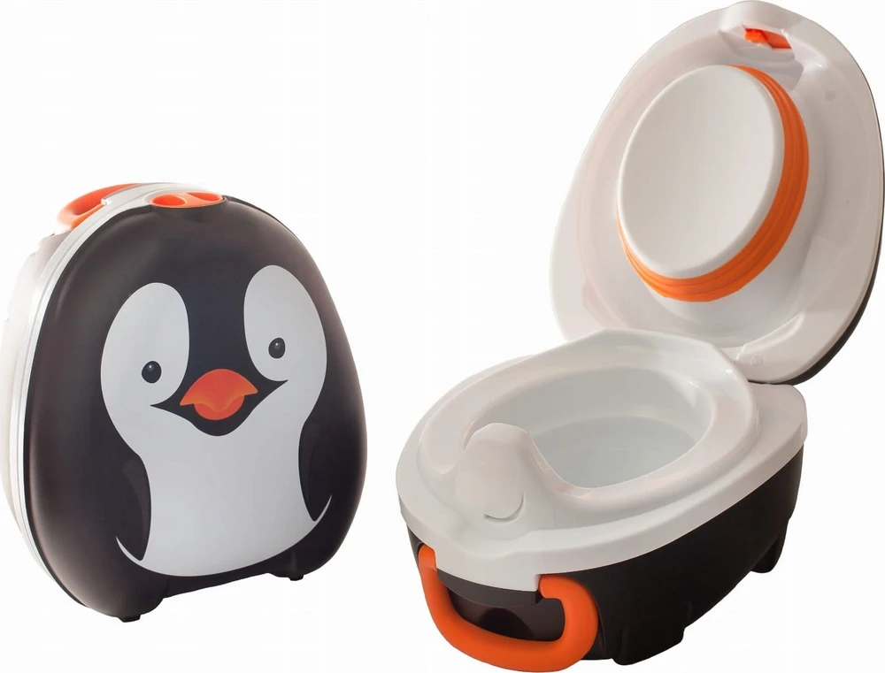 Mokomasis nešiojamas naktipuodis My Carry Potty, pingvinas, juodos ir baltos spalvos