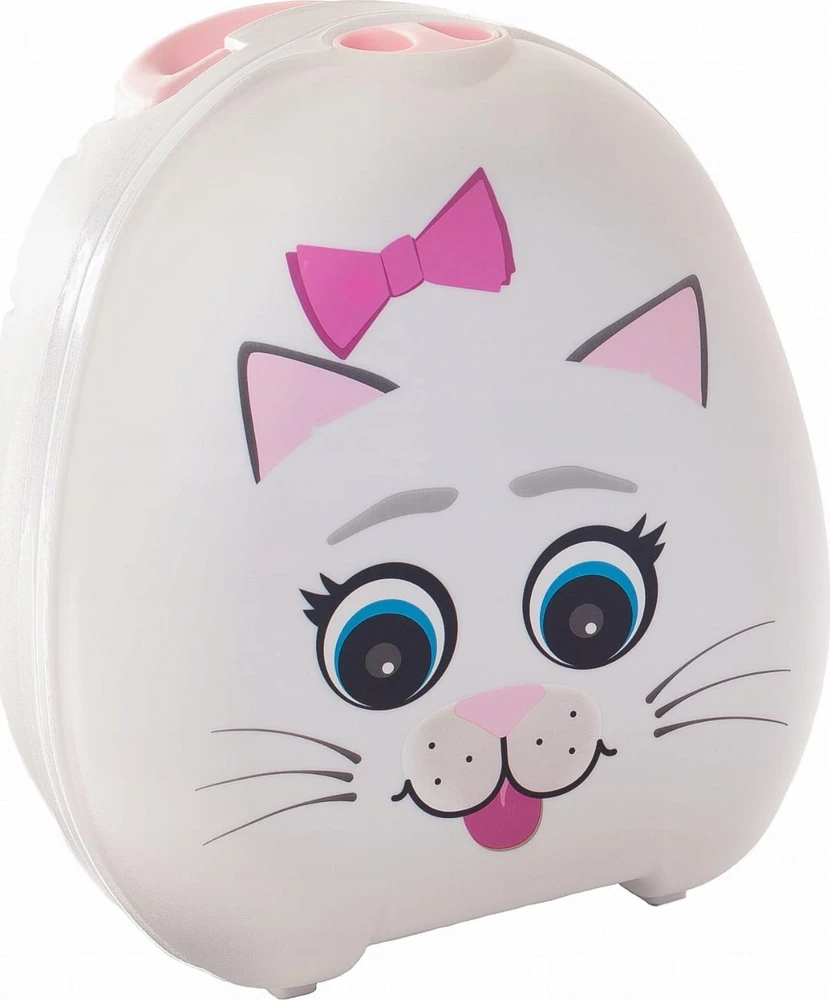 Mokomasis nešiojamas naktipuodis My Carry Potty, katytė, rožinės spalvos