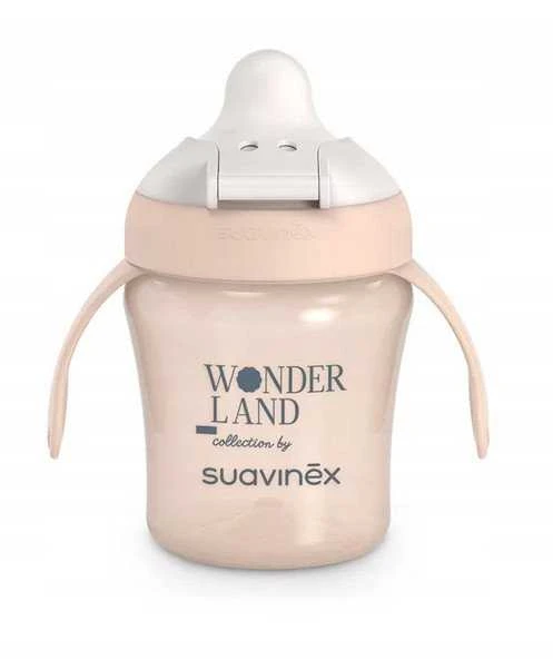 MyBaby SUAVINEX WONDERLAND NOWY - 1x kubek nierozlewniczy, 200ml, 6m+ (rožinė)