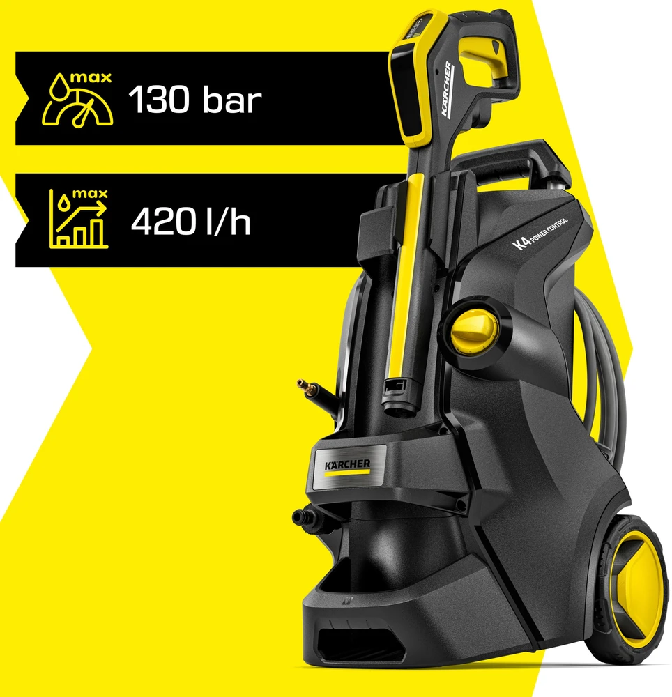 Aukšto slėgio plovykla Kärcher K 4 Power Control Flex eco!Booster, 130 bar, 420 l/val