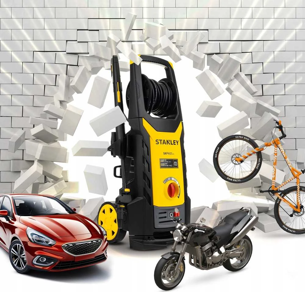 Stanley Aukšto slėgio plovykla SXPW25DTS-E (2500 W, 150 bar, 810 l/h)