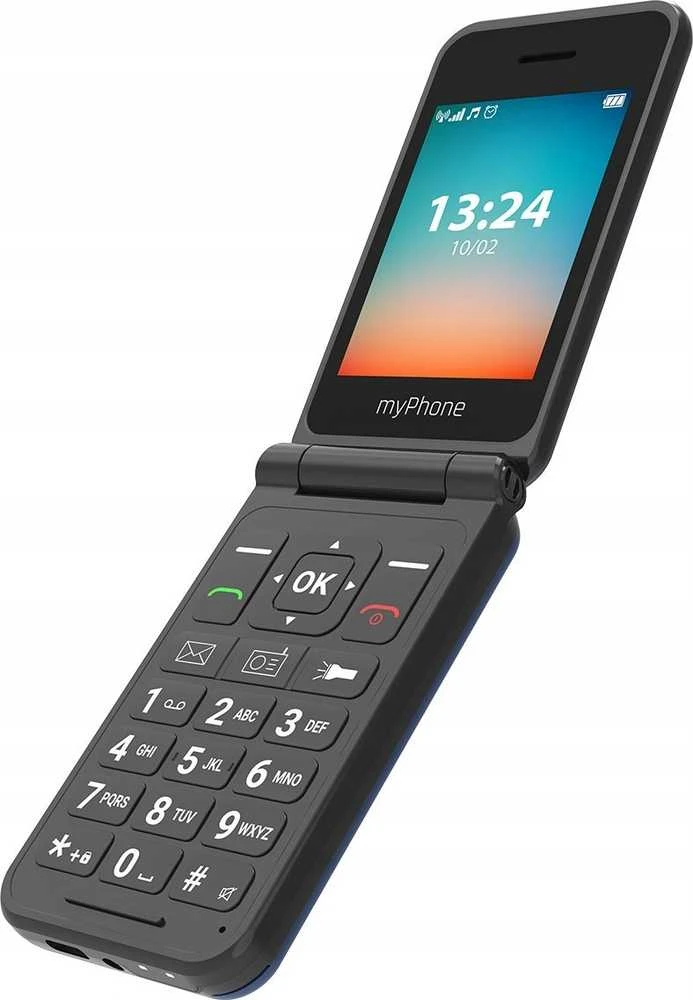 Mygtukinis telefonas MyPhone Flip LTE 128MB Navy Blue