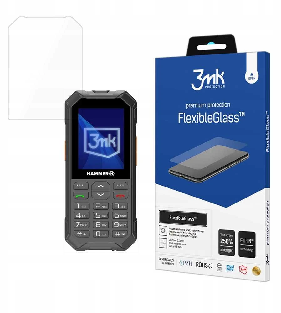3Mk apsauga „myPhone Hammer 6“ – 3mk lankstus stiklas