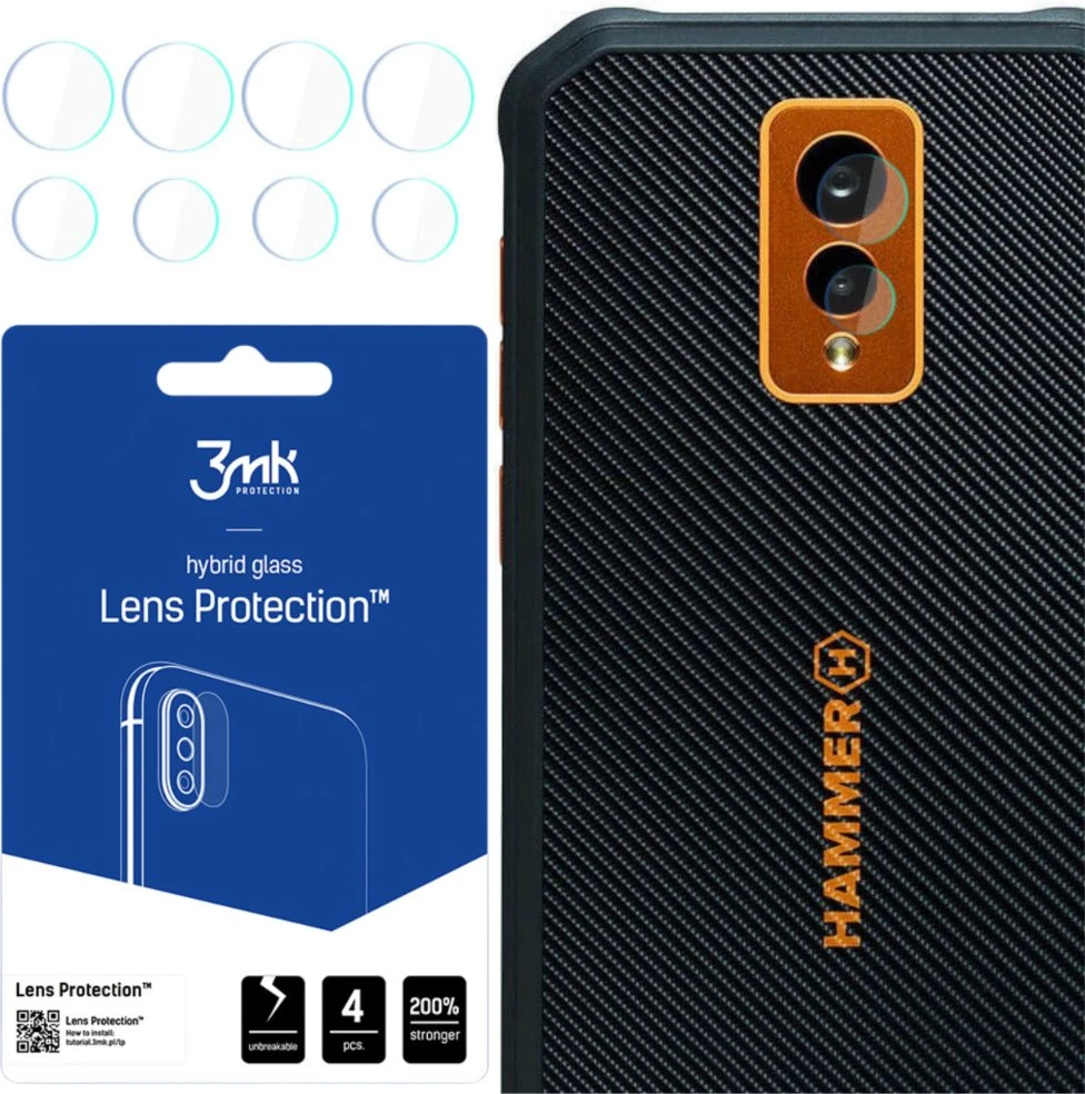 Nezatříděno 3Mk apsauginis hibridinis stiklas, skirtas „MyPhone Hammer Energy X“ 3mk objektyvo apsaugos kameros objektyvui