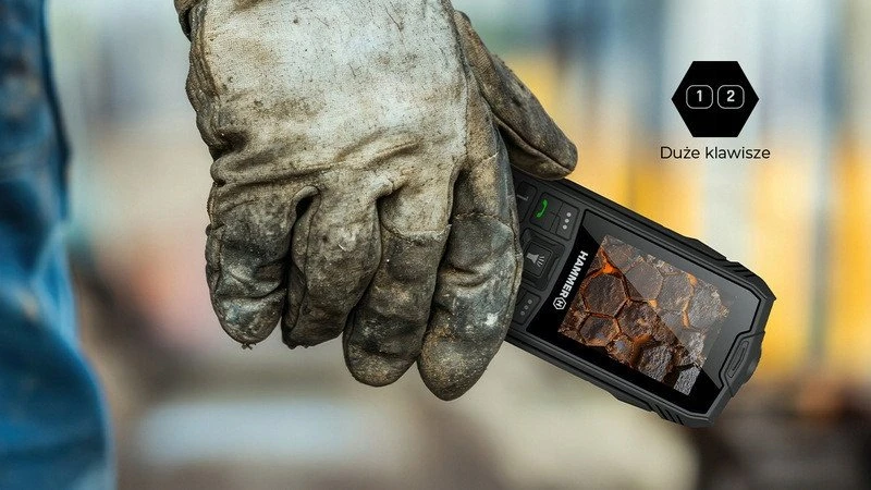 Mobilusis telefonas MyPhone Hammer Rock LTE, 2,4", 48/128MB, juodas