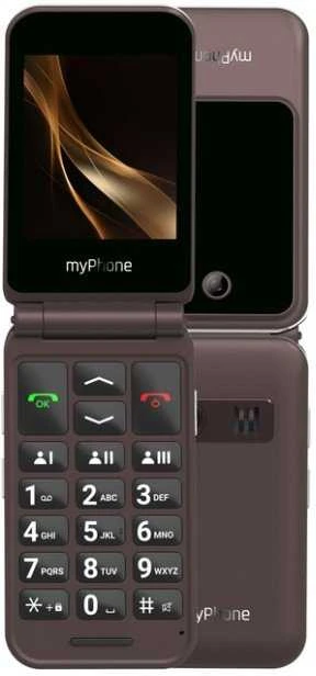 myPhone Harmony LTE Praline Collection | Brown | 2.8+1.44 " | IPS | 48 MB | 128 MB | Single SIM | MicroSD | Bluetooth | 5.1 | Main camera resolution 2 MP | 1300 mAh