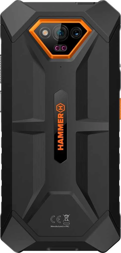 Išmanusis telefonas MyPhone Hammer Iron V, 4G, 6/64GB, oranžinis