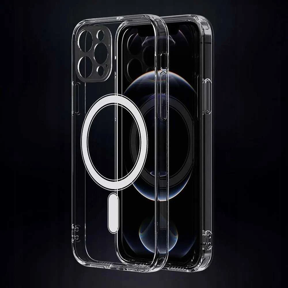 MyScreen Oem CLEAR MAG COVER dėklas suderinamas su MagSafe skirtas Samsung Galaxy S25 Plus rožinės spalvos glitter