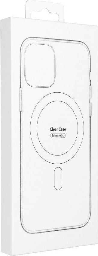 MyScreen Originalus „iPhone 15 PRO MAX“ dėklas, skaidrus „Mag“ dangtelis (STR), suderinamas su „MagSafe“ permatomu dangteliu.