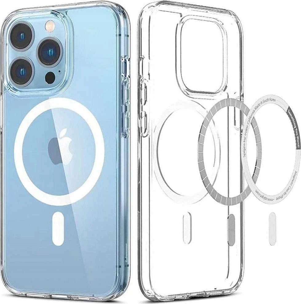 MyScreen Originalus „iPhone 15 PRO MAX“ dėklas, skaidrus „Mag“ dangtelis (STR), suderinamas su „MagSafe“ permatomu dangteliu.