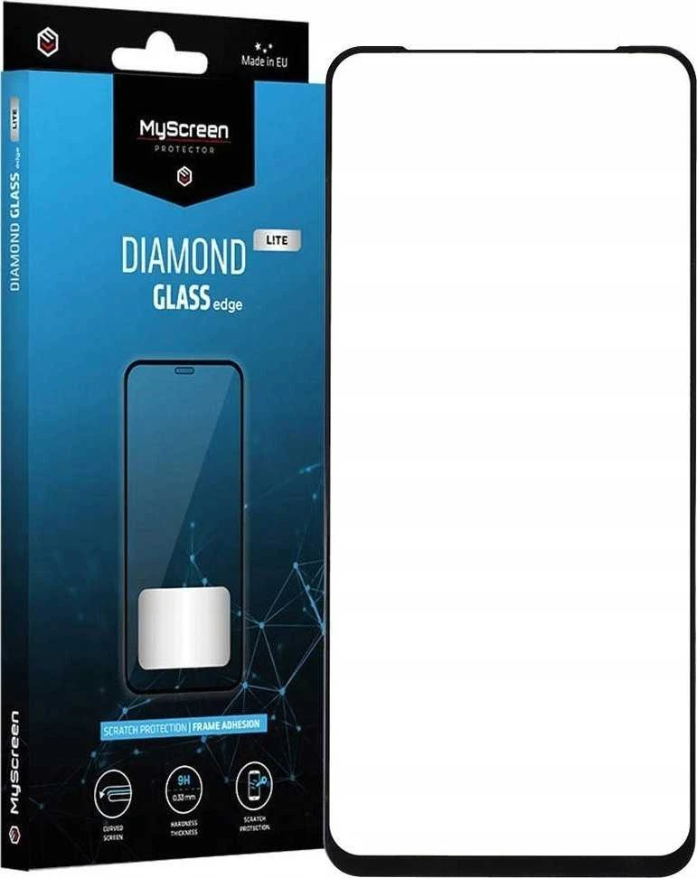MyScreen MS Diamond Glass Lite edge Realme 9 5G Full Glue Juodas