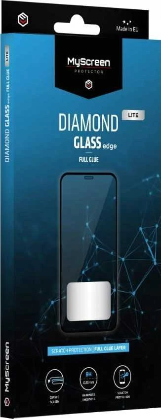 LCD apsauginis stikliukas MyScreen Diamond Lite Edge Full Glue Samsung A025 A02s/A035 A03/A037 A03s juodas