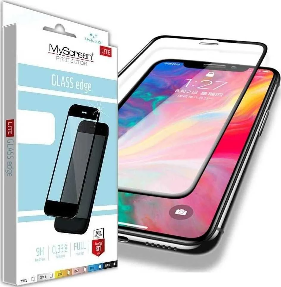 Apsauginis stiklas XIAOMI MI 10T 5G / MI 10T Pro 5G / MI 10T LITE 5G MyScreen Lite Edge 5D Full Glue juodas