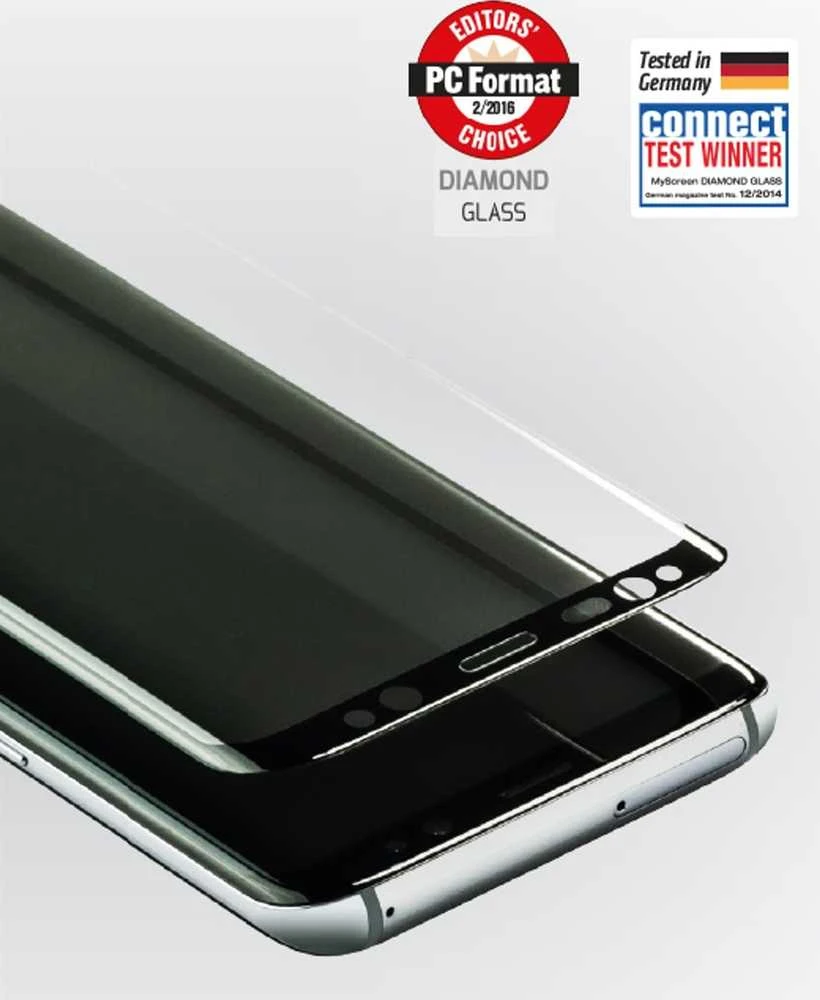 MyScreen MS Diamond Glass Edge 3D Honor Magic6Lite 5G juodos spalvos, Apsauginis stiklas
