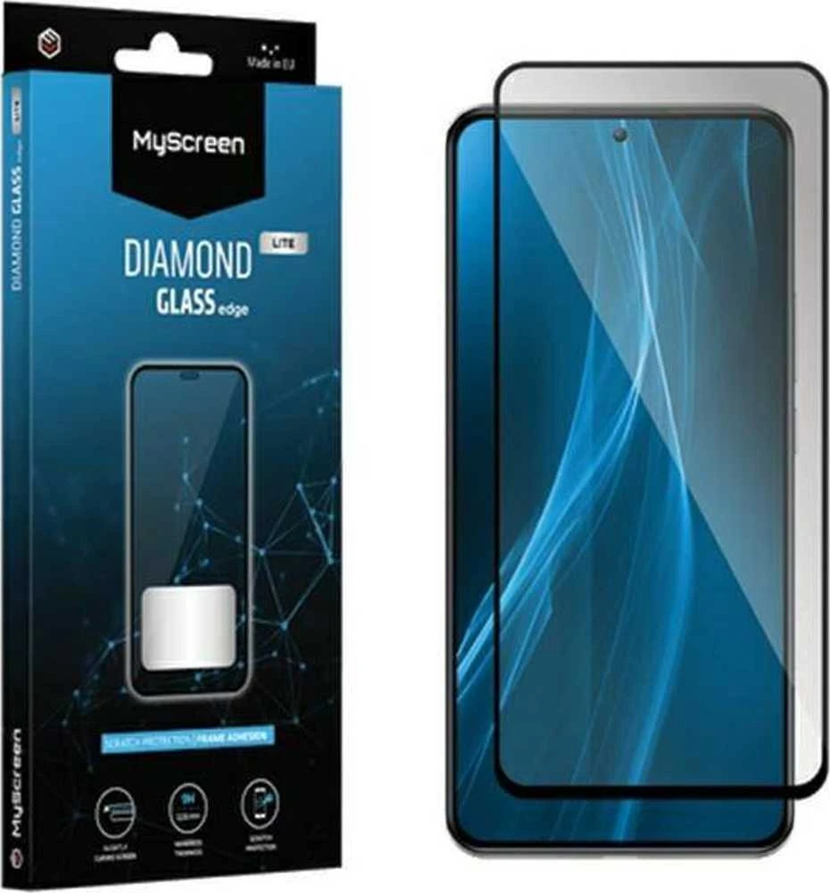 „MyScreen MS Diamond Glass Edge Lite FG Oppo A2 5G“ juodas „Full Glue“
