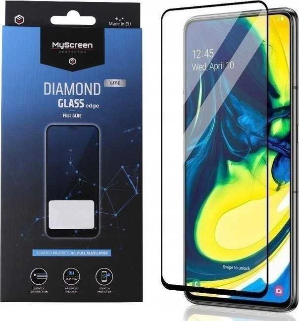 MyScreen Protector Samsung Galaxy A71 5G - Grūdintas stiklas šiek tiek užapvalintam ekranui DIAMOND GLASS LITE edge FULL GLUE