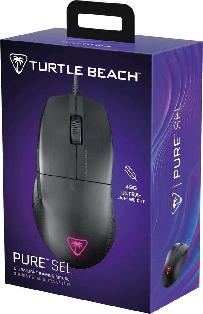 Turtle Beach Pure SEL RGB juoda pelė su laidu | 8000 DPI