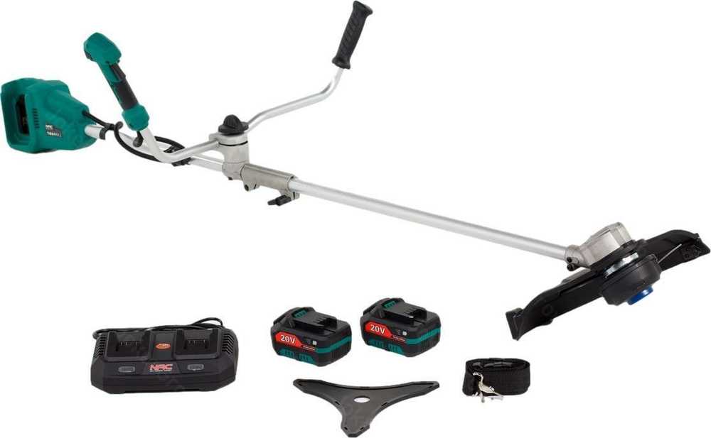 NAC BKB- 2B40- LI- 2x20V NAC Baterija + 2x Baterija 4.0 Ah + dvigubas įkroviklis